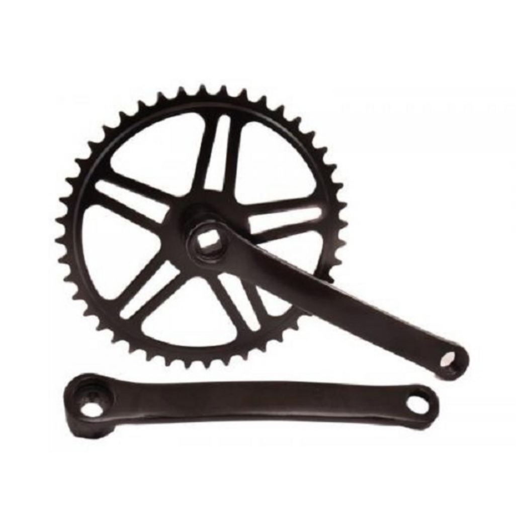 Falkx Black Steal Crankkel 44T Schwarz