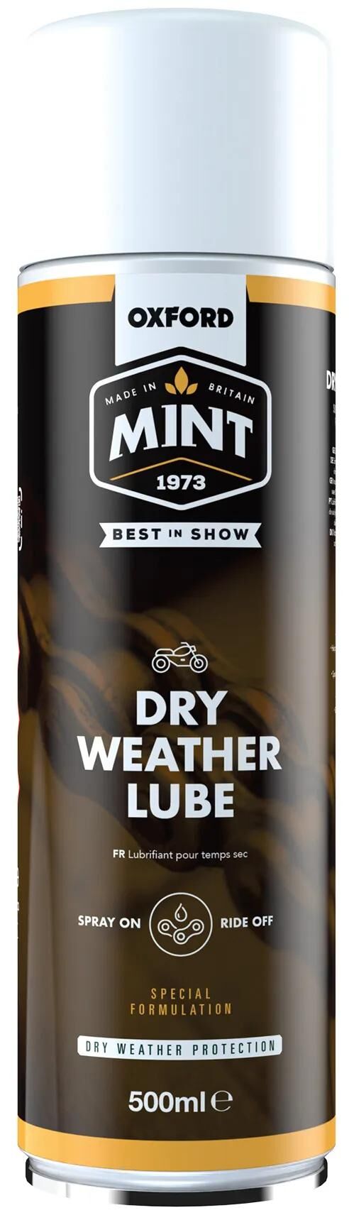 Mint Oxford Kettenspray, trockenes Wetterschmiermittel, Kettenspray Oxford, 500 ml, OC205