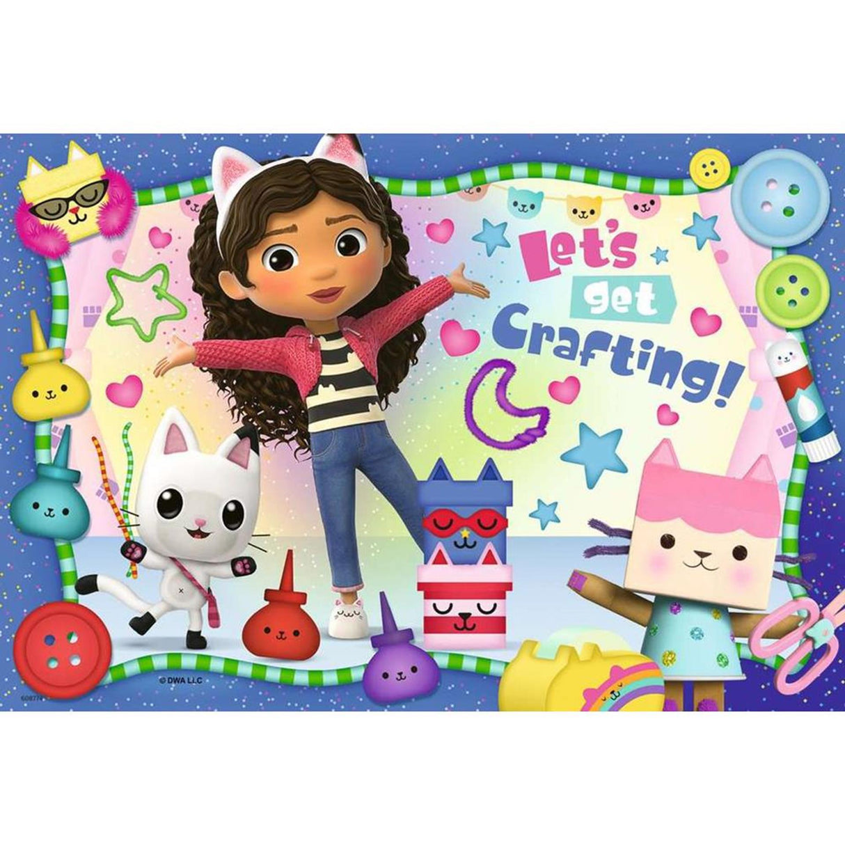 Ravensburger Gabbys Puppenhaus-Puzzle, 2x24 Teile.