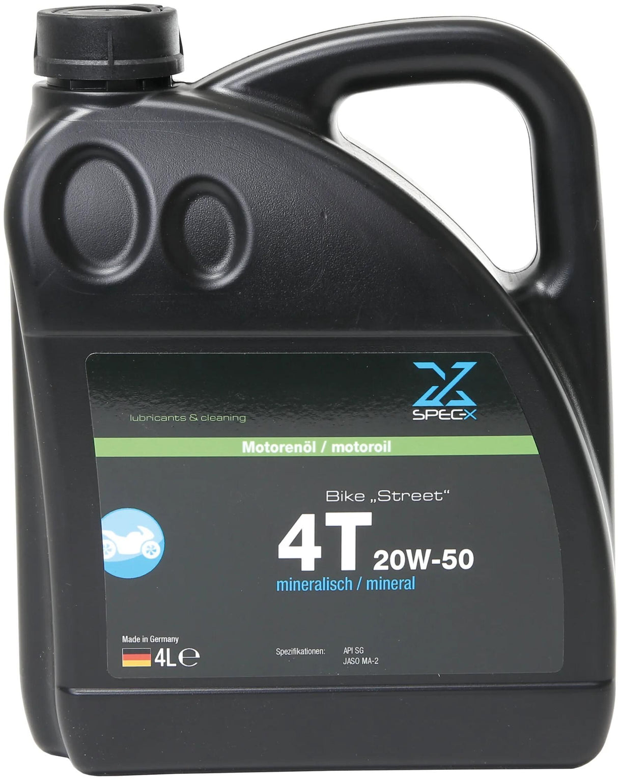 Spec-x Motoröl Fahrrad 4t Straßenmotoröl 4t 20w-50 Stre 4l Fahrrad