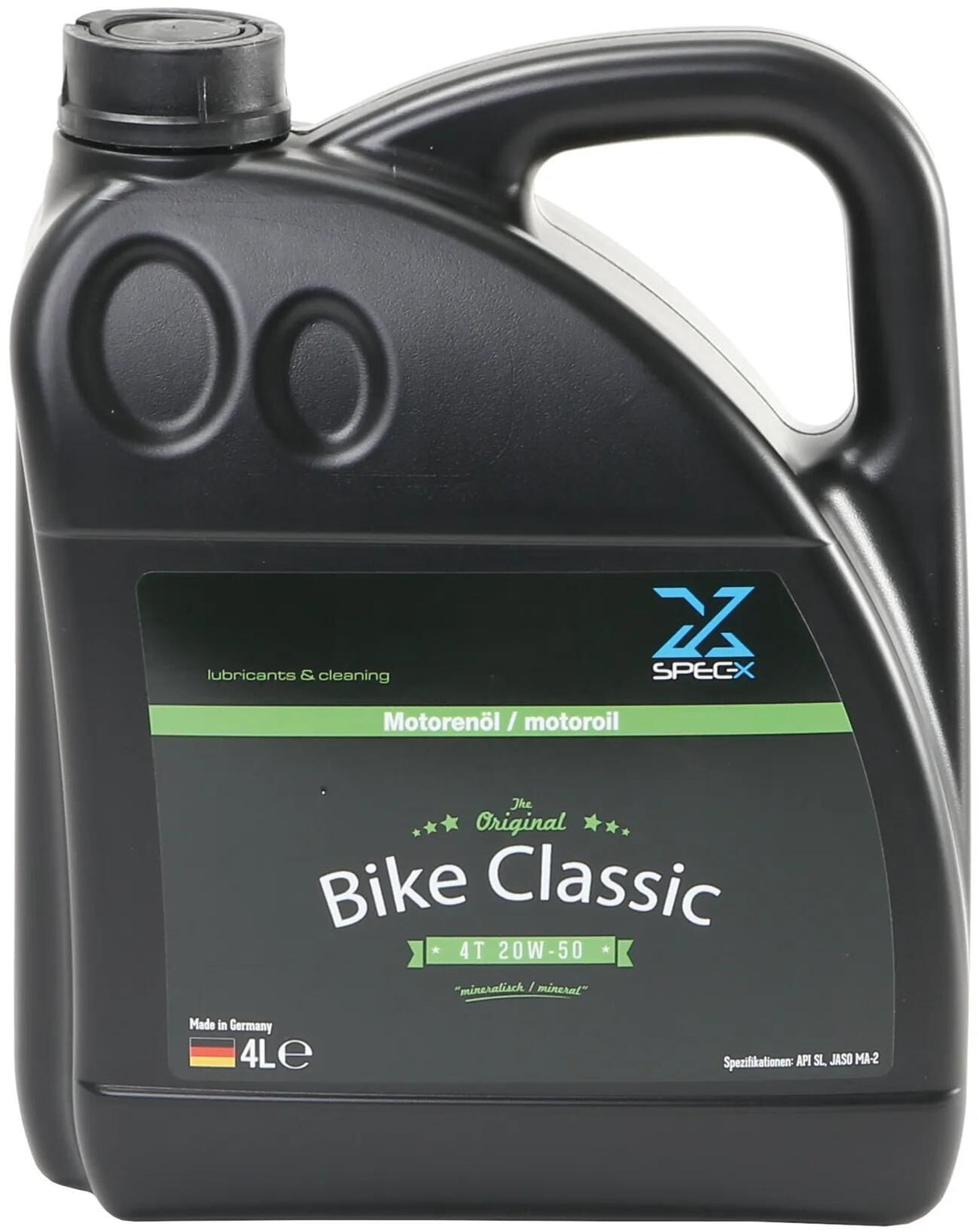 Spec-x Motoröl Fahrrad 4t klassisches Motoröl 4t 20w-50 Klasse 4l Fahrrad