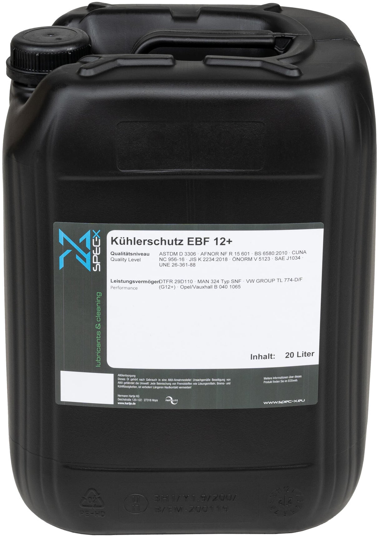 Spec-x Kühlmittel EBF 12+ Kühlflüssigkeit 20l