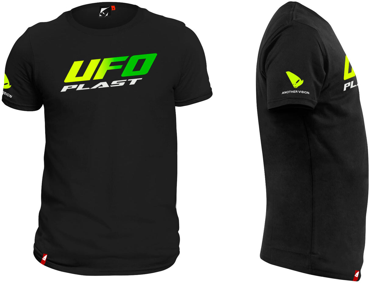 UFO Pinkeln T-Shirt Freizeitshirt UFO Schwarz Grün Gr. xl