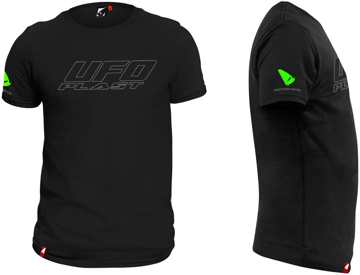Ufo Pinkeln T-Shirt Freizeitshirt UFO Schwarz Gr. xl