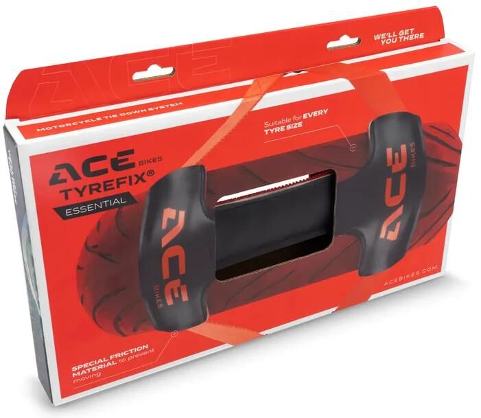 Acebikes Ace Bikes Tyrefix Essential Transportsicherung sicher für den Transport. Reifenreparatur unerlässlich