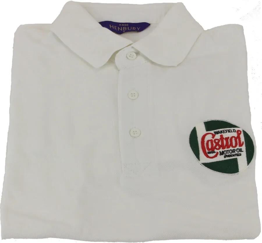 Castrol Classic Poloshirt Poloshirt Classic Weiß Gr. l 50