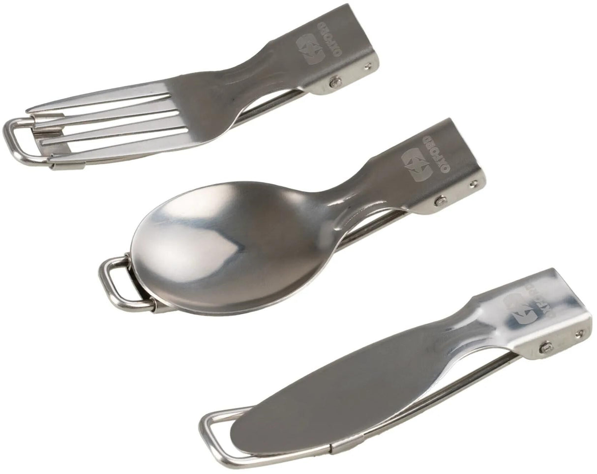 Oxford Geschirr Besteck 3-teilig Messer Luv Gabel
