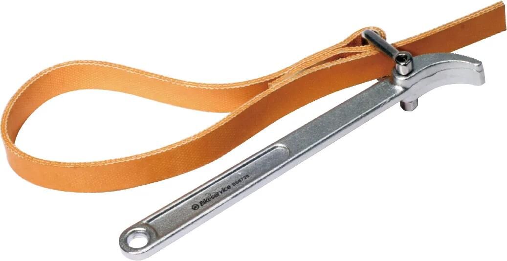 Bikeservice Strap Schlüsselbandschl uni bst m Lederband