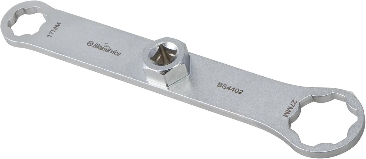 Bikeservice Schlüssel für Vorderradgabelkappen Schl Gabelkappe BST 17x27mm 6knt