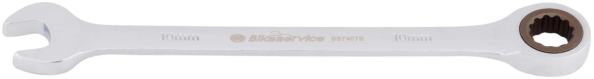 Bikeservice Ratschenschlüssel Ringrtschmaulschl BST 10mm gerade lang