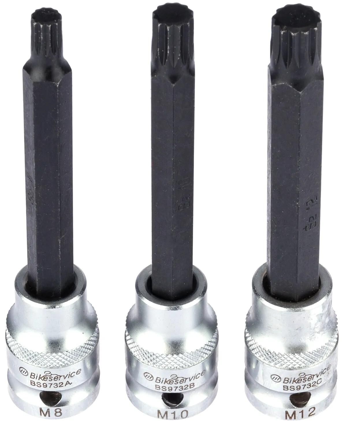 Bikeservice Schraubendreher-Bit pcschlein stossdaemp bst spline 1 2 3tlg