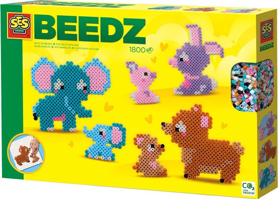 Ses beedz - Bügelperlen Familie Tiere