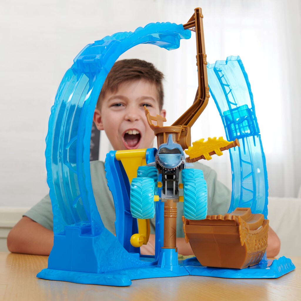 Monster Jam Megalodon Loop of Doom Stunt-Spielset