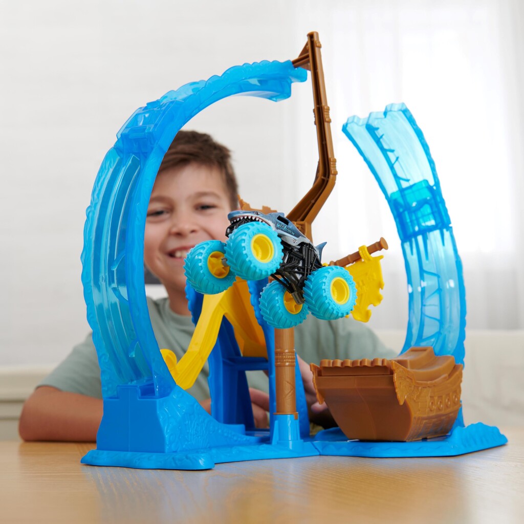 Monster Jam Megalodon Loop of Doom Stunt-Spielset