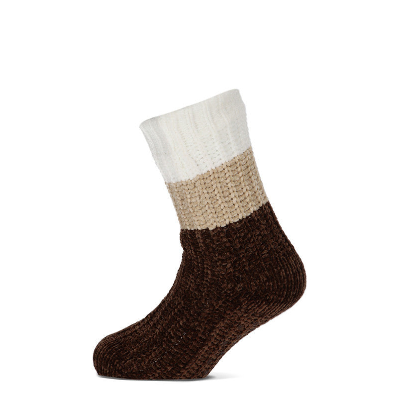 Producten homesocks basset chenille colourblock assortiment 30 paar