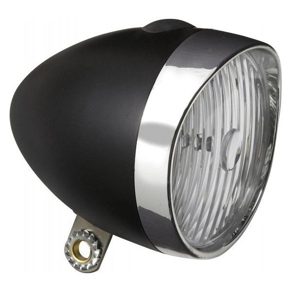 REDEM -Scheinwerfer Retro 3 LED auf inkl. Batterien schwarz Chrom