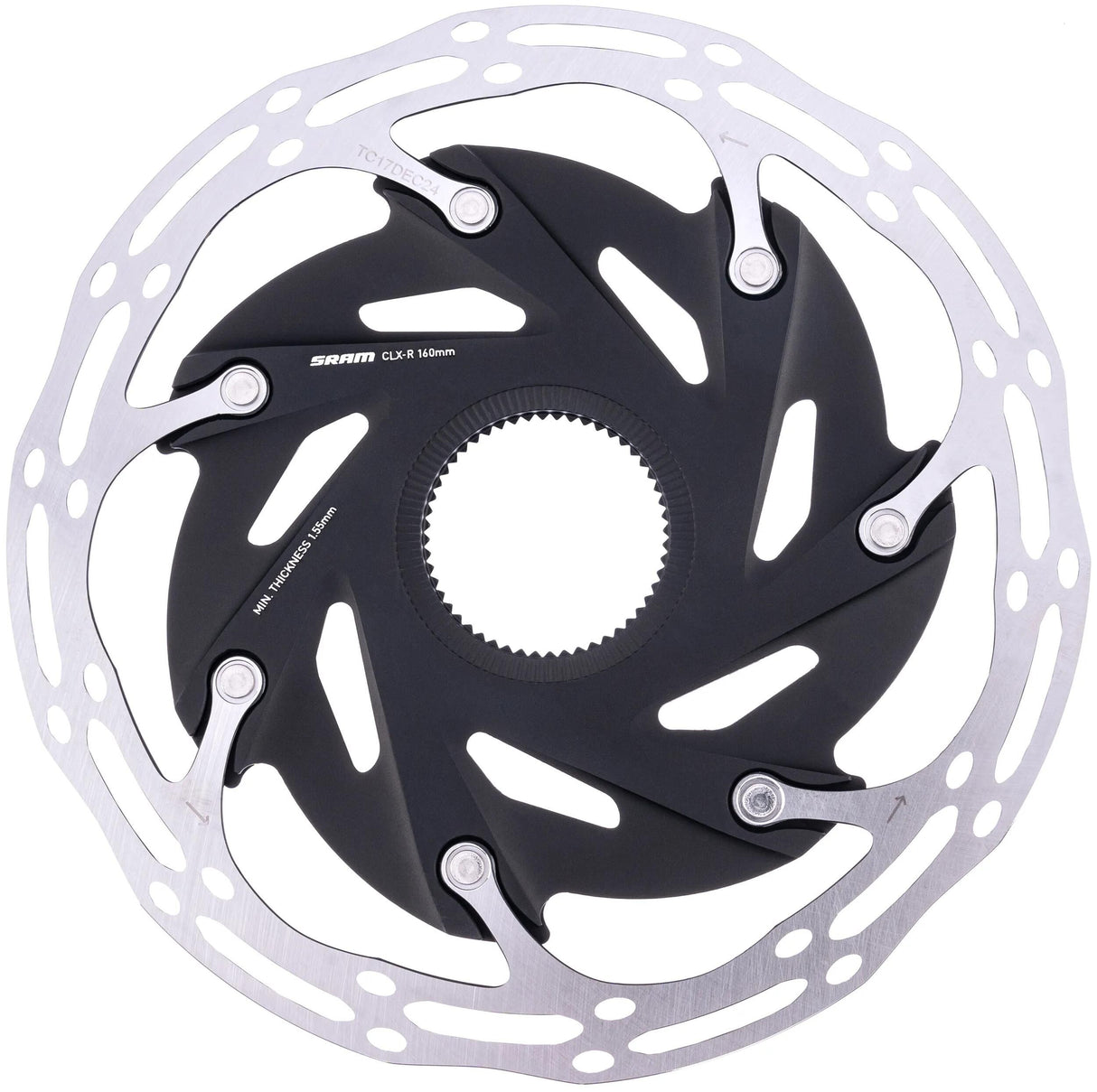 Sram-Bremsscheiben-Mittellinie xr Rotor-Mittellinie xr 160 mm mit Sicherungsring