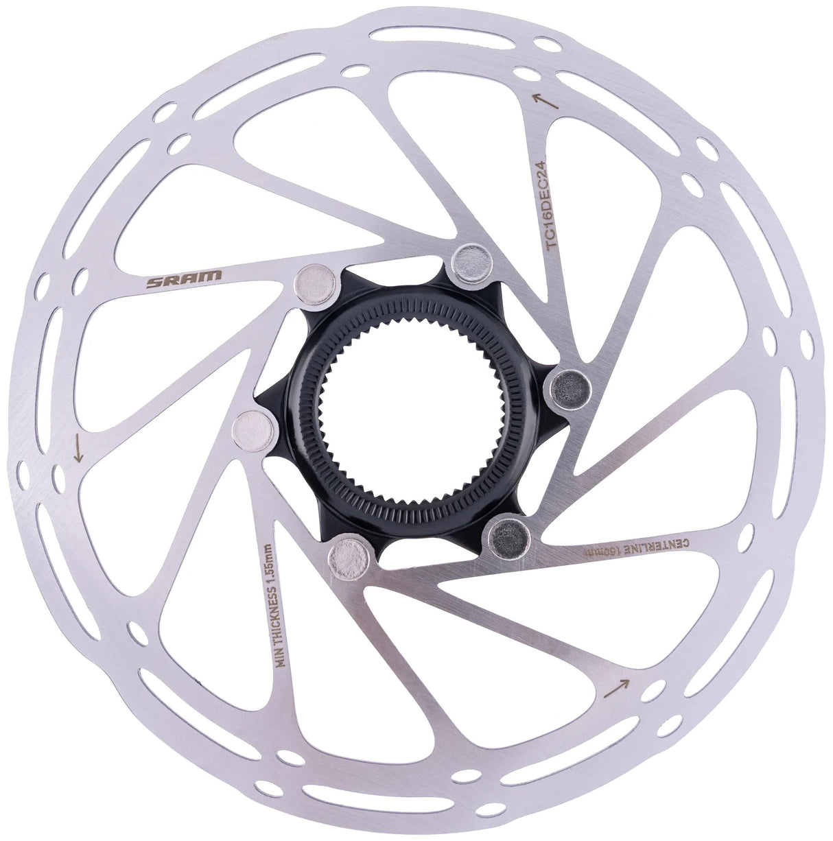 Sram-Bremsscheiben-Mittellinie, Rotor-Mittellinie 160 mm mit Sicherungsring