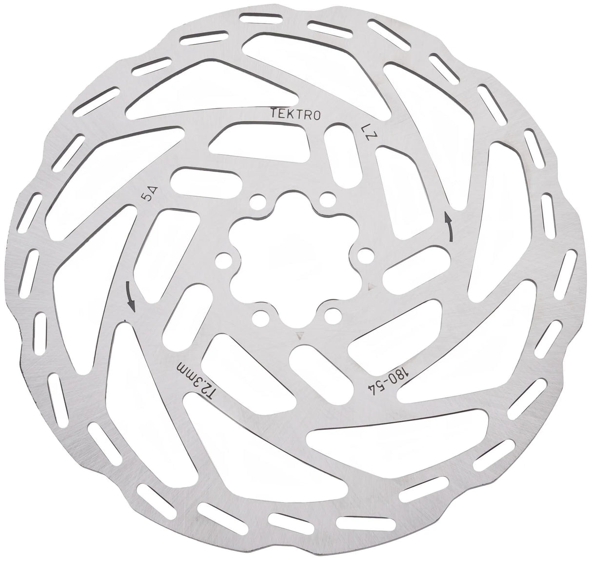 Tektro Scheibenbremsscheibe TR180-54 ø180x2,3mm, Silber