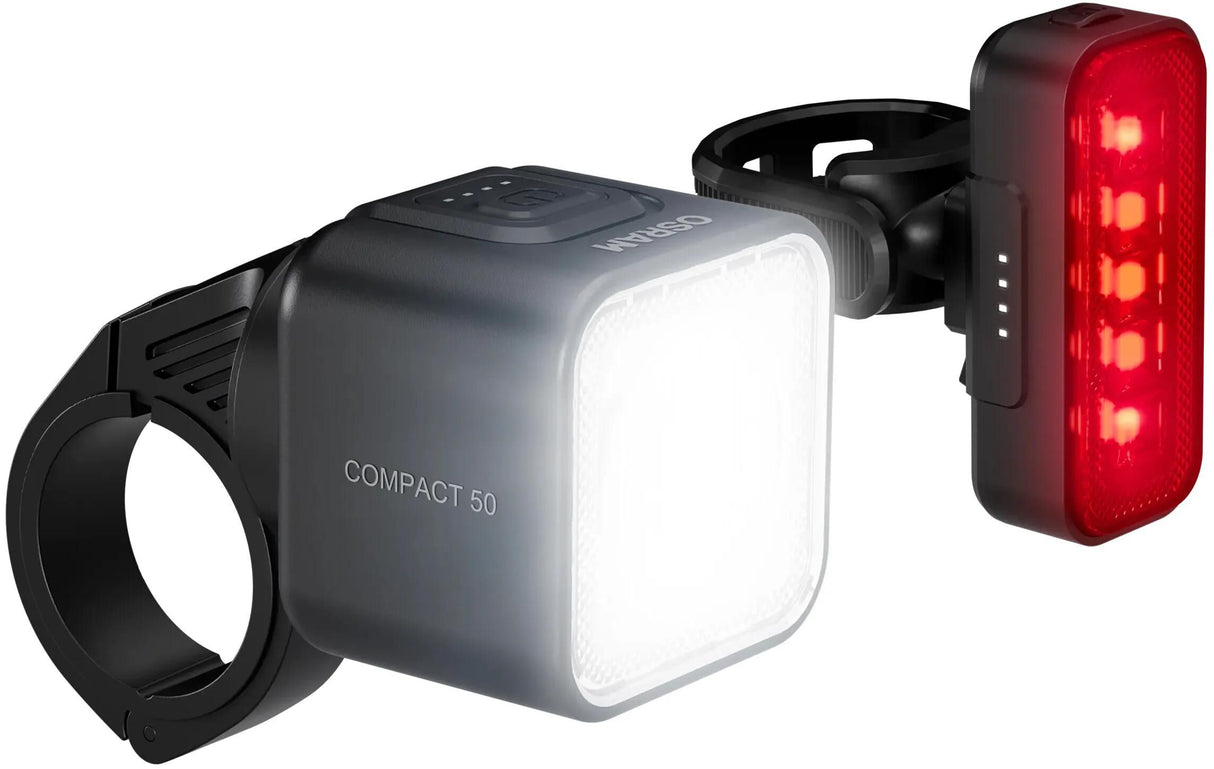 Osram Lichtset LEDs Bike Compact 50 wiederaufladbare Scheinwerfer LEDsBike Compact 50