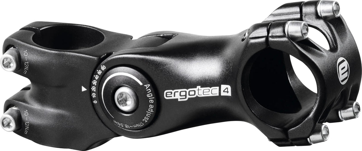 Primär einstellbare Ergotec Octopus 2 A-Head 31.8 Schwarz