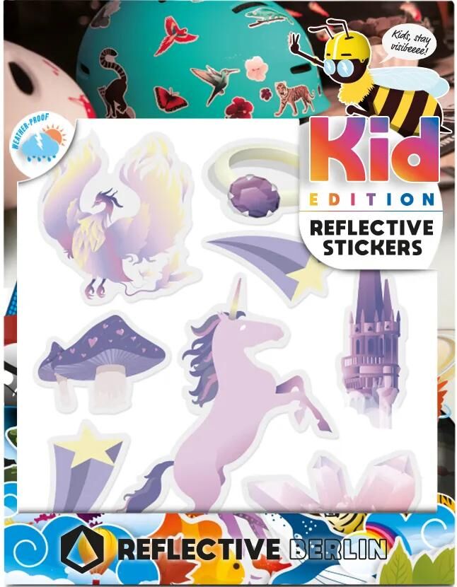Reflektierende Berliner Reflexaufkleber k.i.d. ref.aufkleber re.berlin Kindermärchen