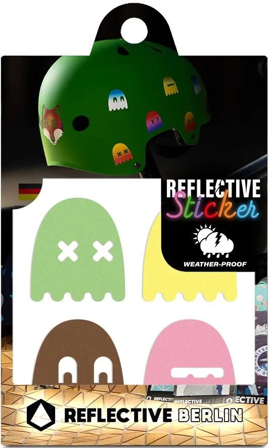 Reflektierende Berlin-Reflex-Aufkleber, Abziehbilder, Refl.Streifen, Refl.Berlin-Abziehbilder, Geistereis