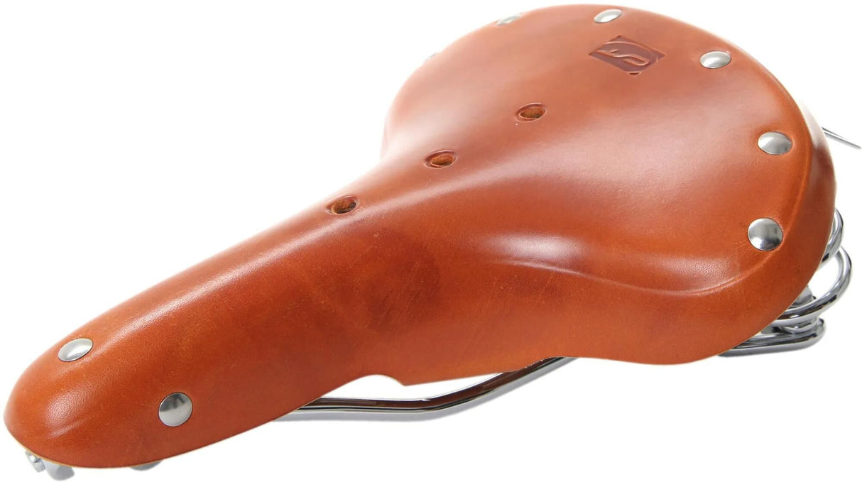 Contec Sattel Classic Exclusive Touring Herren CT Sattel cl. exkl. Tour. Leder-Herren, Schatz