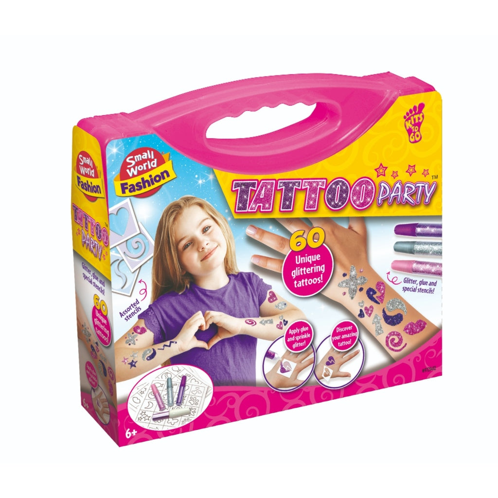 Kleine Weltmode-Tattoo-Party