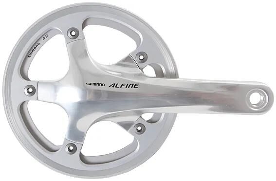 Shimano Kurbelgarnitur Alfine FC-S501 Kurbelgarnitur Shim.alfi.fcs501 45t.170mm ht2 1sp sil