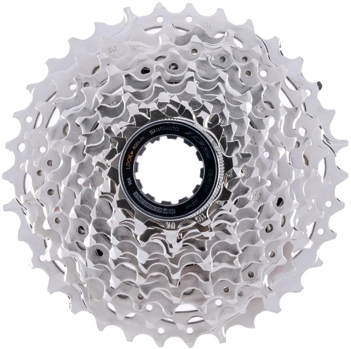 Shimano Kassette 105 CS-R7101 CS-HG710, Cas.Sprocket Shim.105 CS-R7100 11-34T Di2+Mech.