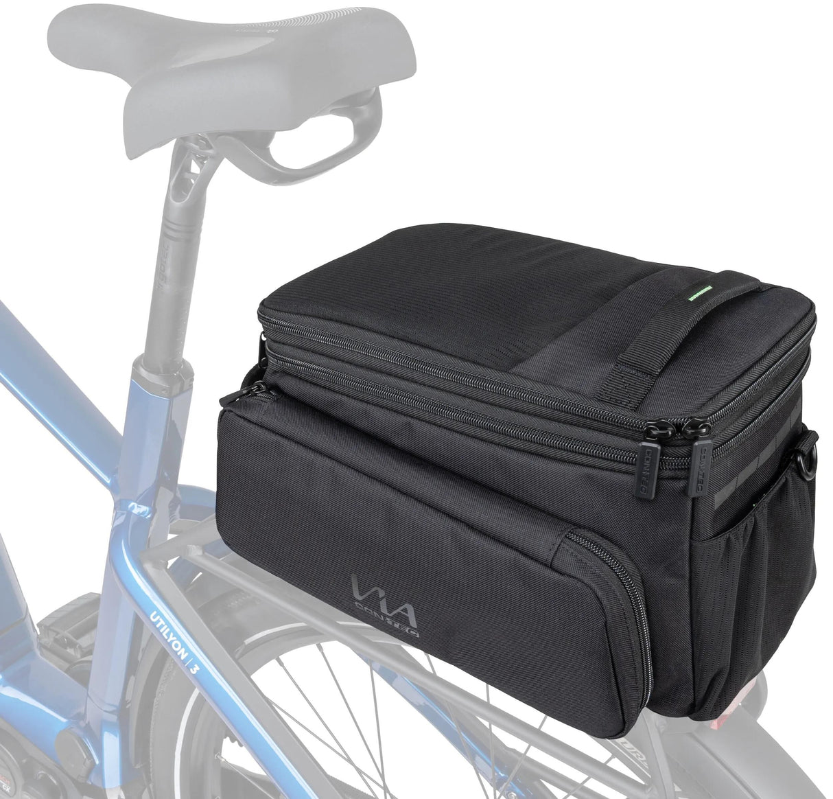 Contec Via Explorer Gepäckträgertasche CT Gepäckträgertasche Via Explorer AVS Schwarz