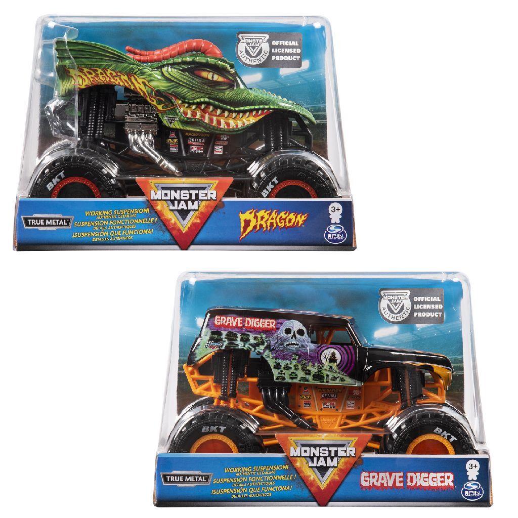 Spinmaster Monster Jam Druckguss-Monstertruck 1:24, sortiert