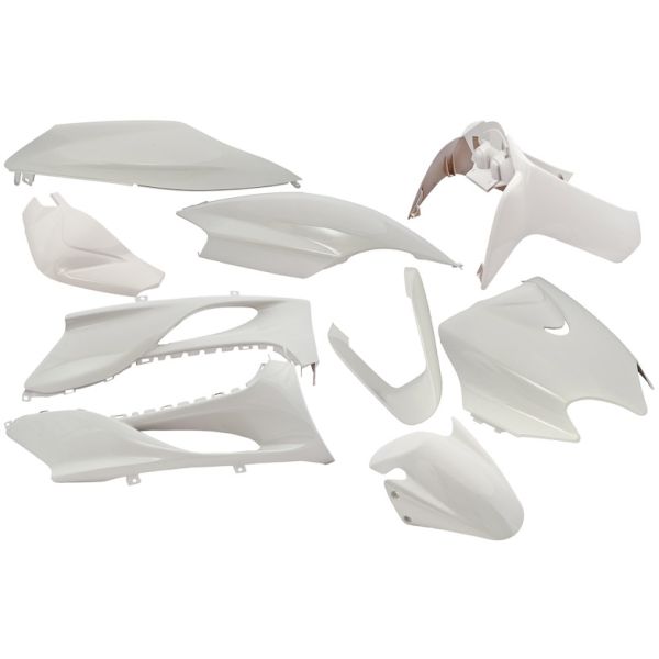 Kantenspeicher 9 -Stück für Yamaha Jog R MBK Machg - Metallic White