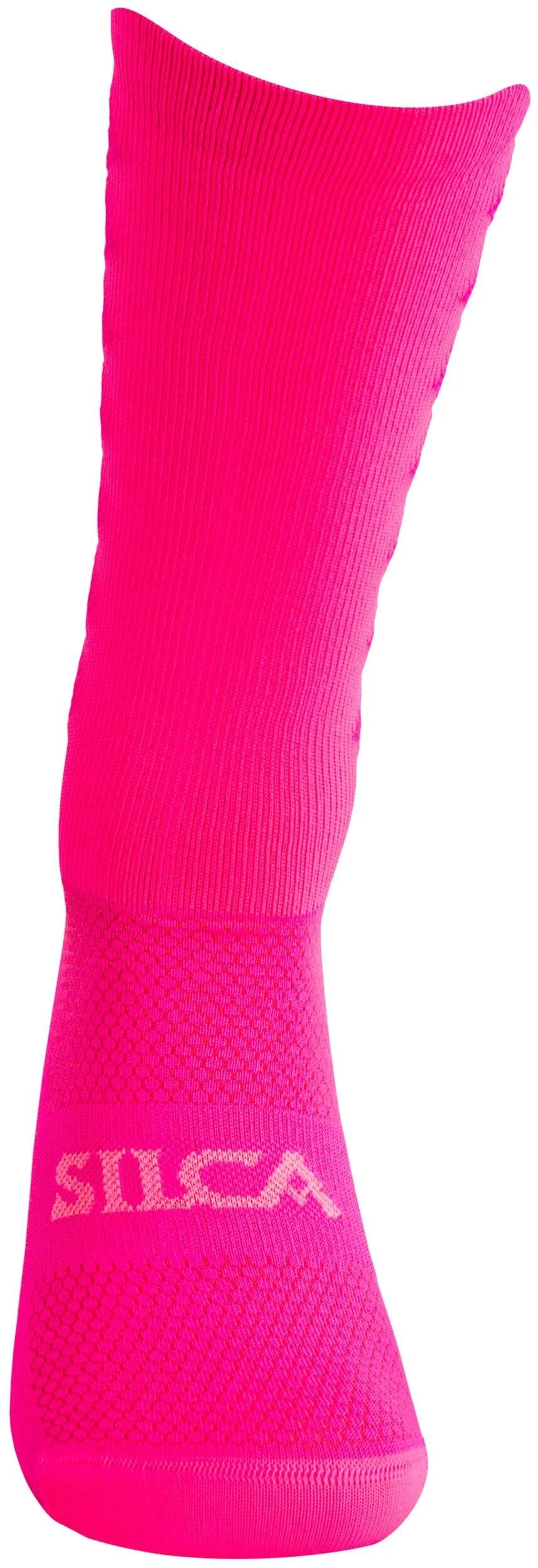 Silca Socken Aero Tall Socken Socke Aero Tall Größe L Neon Pink