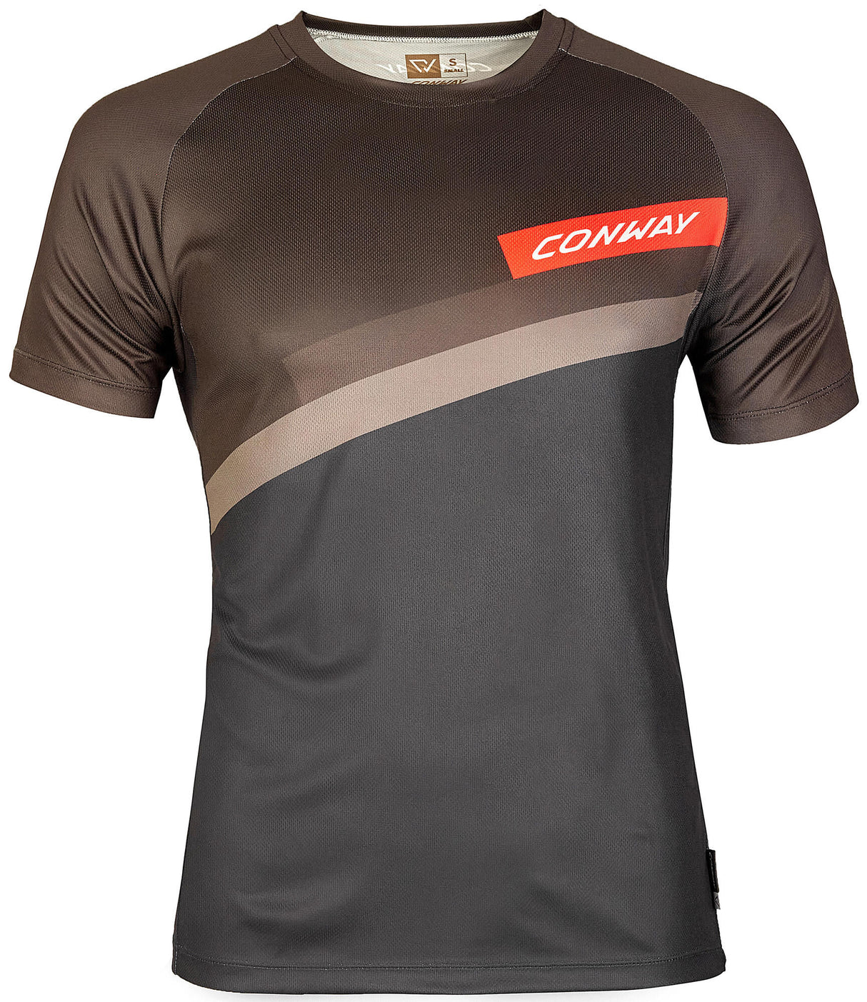 Conway Kurzarmshirt Ride Tee SS T-Shirt Ride Tee SS L Schwarz Grau