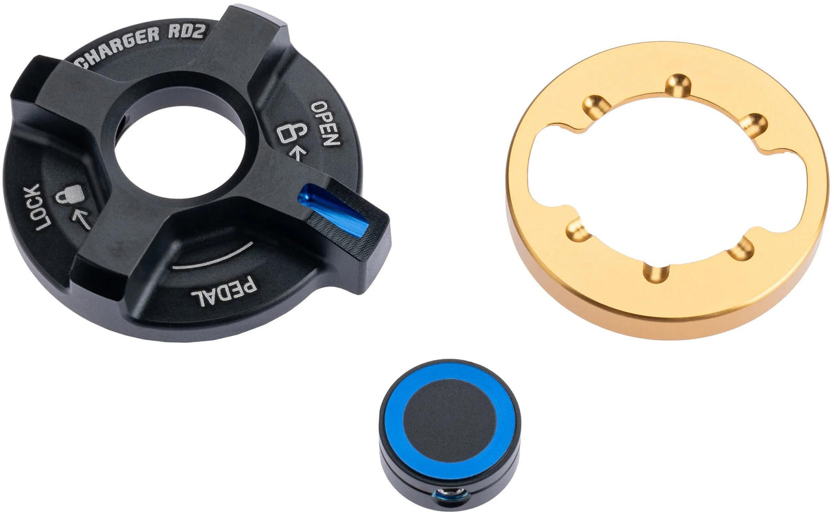RockShox Druckstufen-Einstellknopf, Kompr.-Level-Einstellknopf, Renntag 3, 2 Positionen