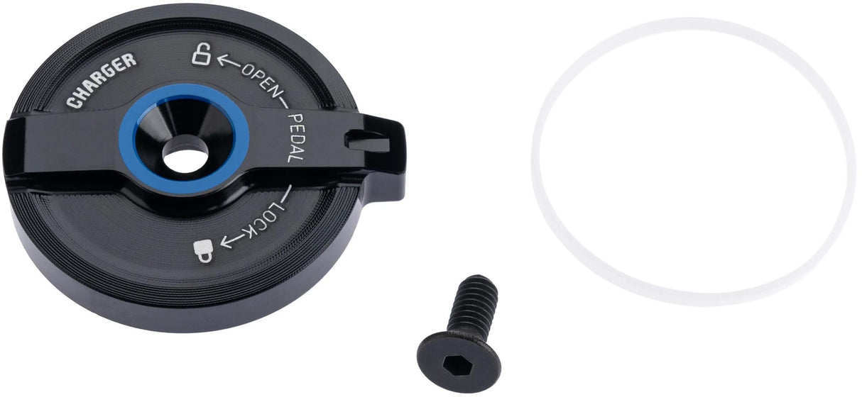 RockShox-Druckstufen-Einstellknopf, Kompr.-Level-Einstellknopf, RS-Ladegerät, RL, 3 Positionen
