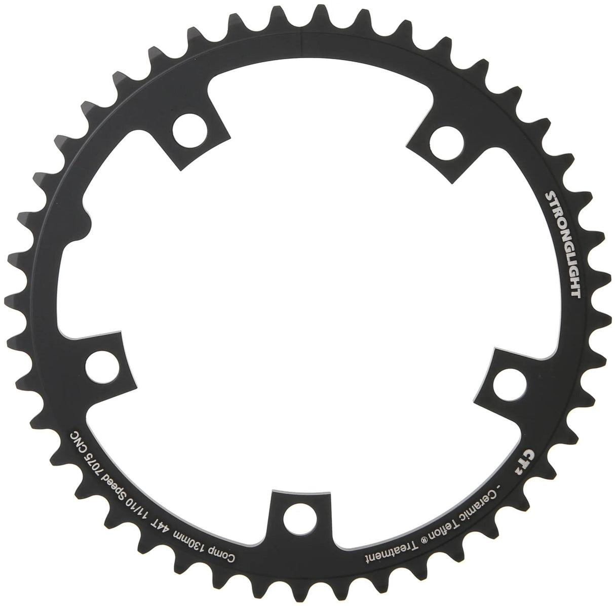 Stronglight Kettenblatt CT2 Kettenblatt Strongl.CT2 44t Alu Cer.Teflon beschichtet.