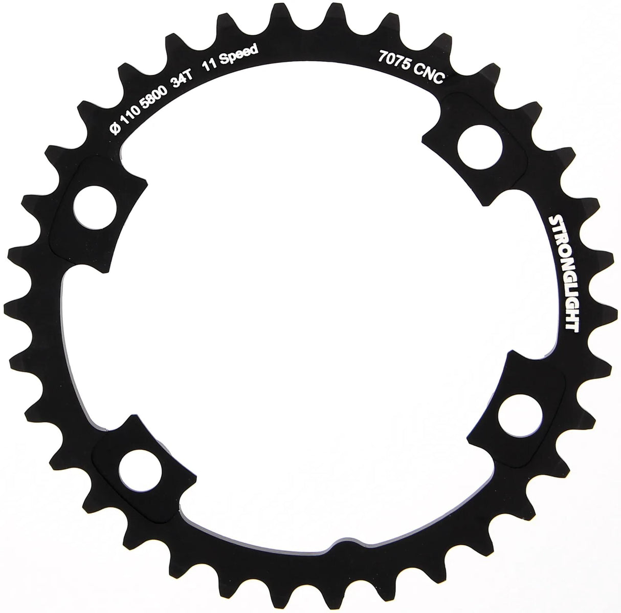 Stronglight Kettenblatt mod. 17 Kettenblatt stark. 34t inneres Aluminium schwarz