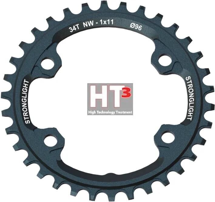 Stronglight MTB Kettenblatt HT3 mod. 17 Kettenblatt stark. ht3 34t Aluminium schwarz