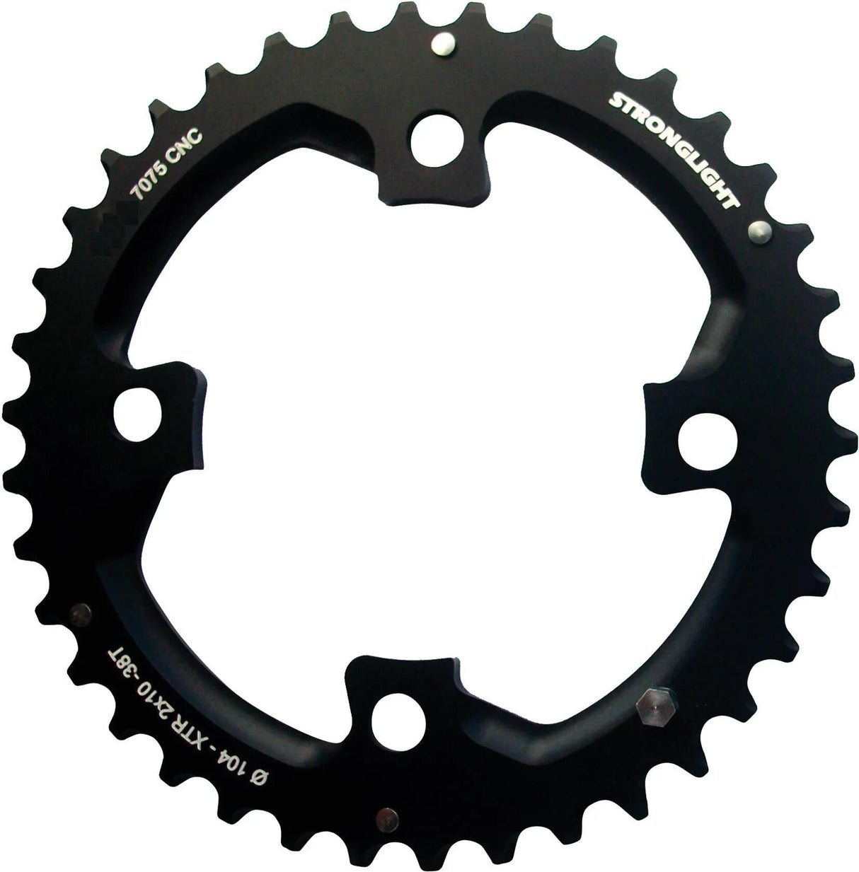 Stronglight MTB Kettenblatt HT3 mod. 17 Kettenblatt stark. ht3 38t äußeres Alu schwarz