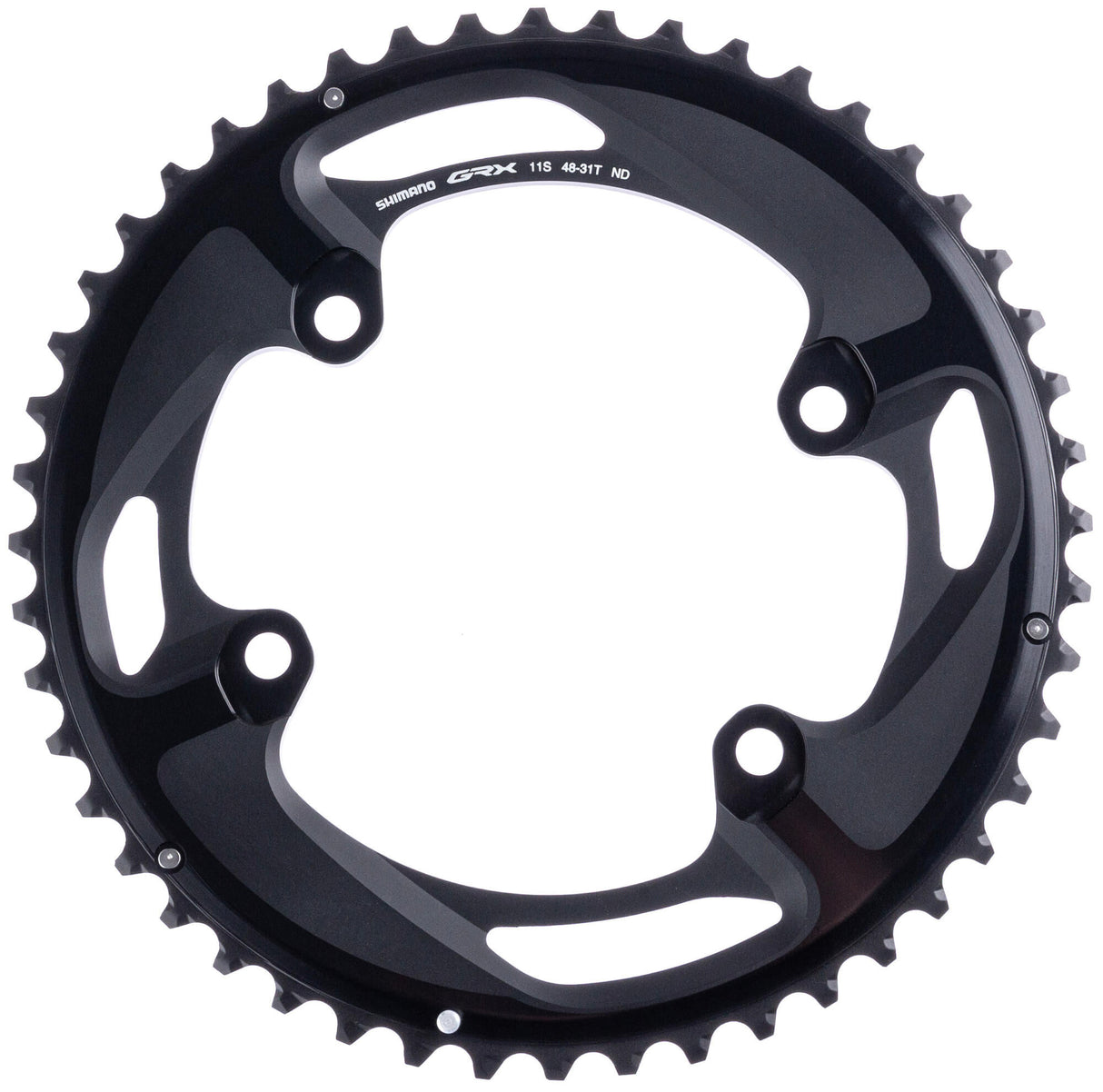 Shimano-Kette Top 48T GRX FC-RX810 2 x 11 Geschwindigkeit schwarz