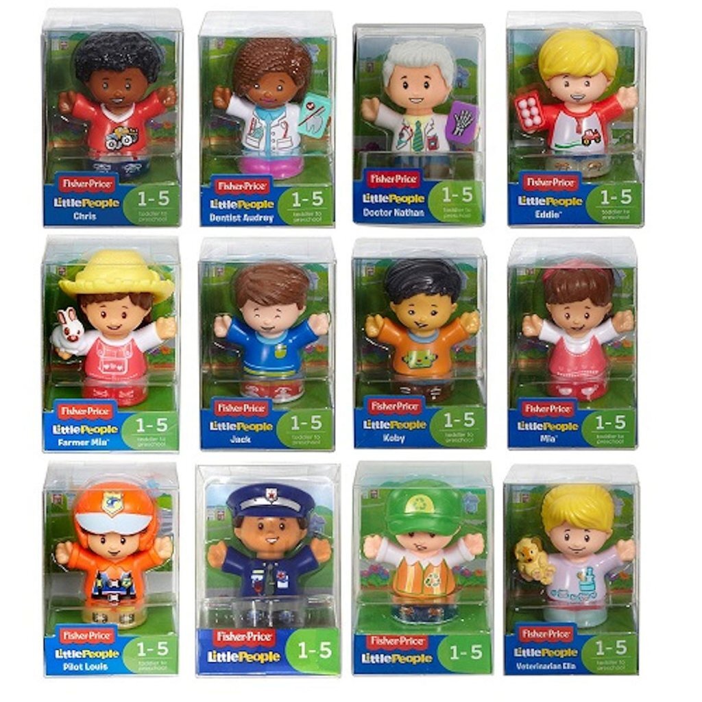 Fisher-Price-Figur für kleine Leute in verschiedenen Versionen
