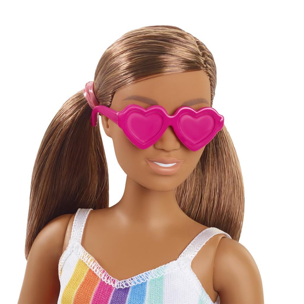 Barbie liebt das Ozean-Regenbogenkleid