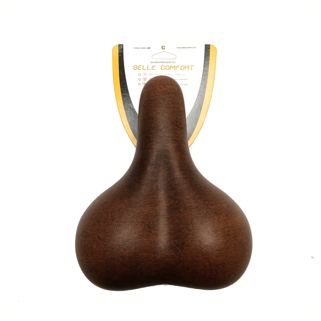 Selle Comfort Sattel City Brown ohne Schlinge