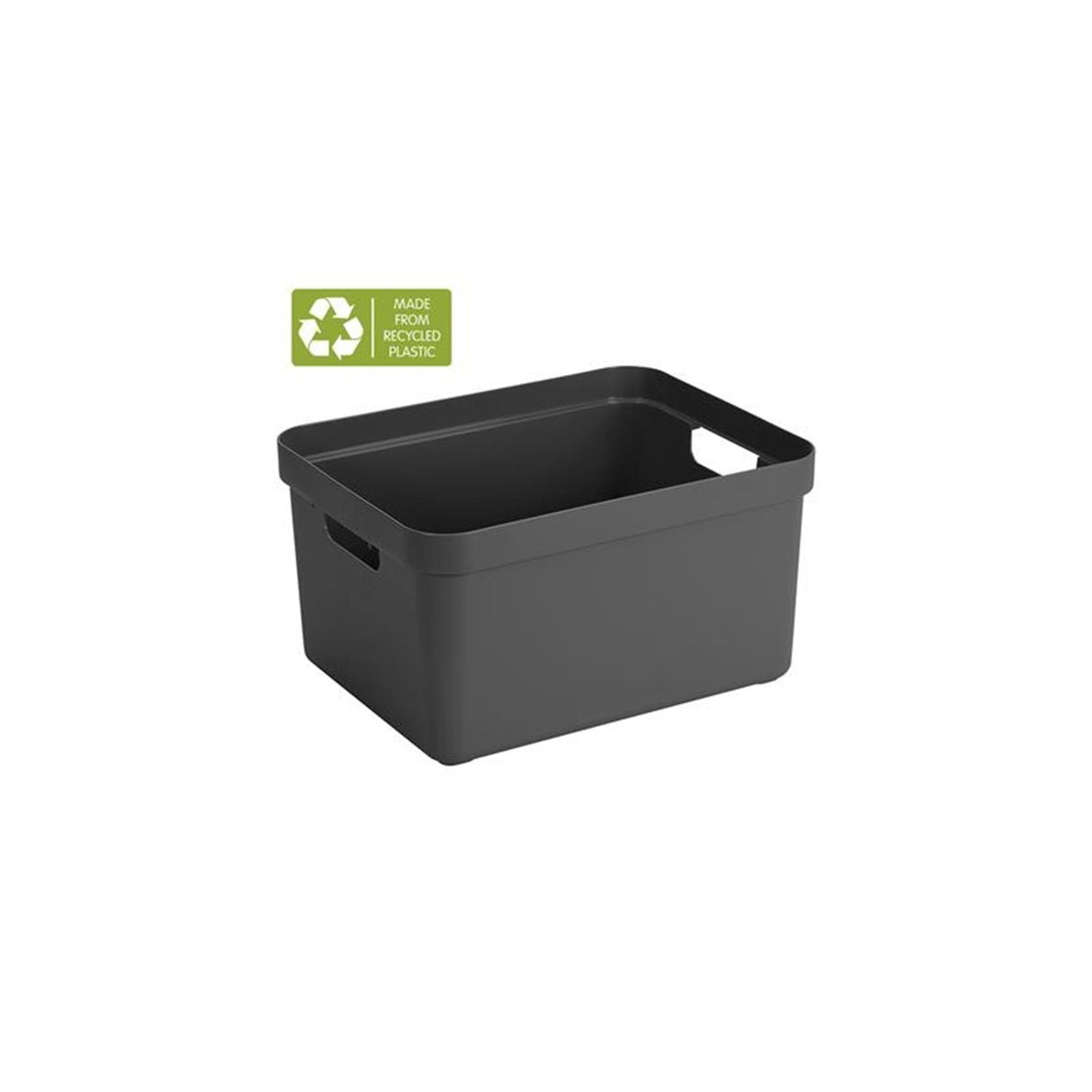 Sunware Sigma Home Aufbewahrungsbox 32l Anthrazit, Maße 44,4 x 34,2 x 24,2 cm