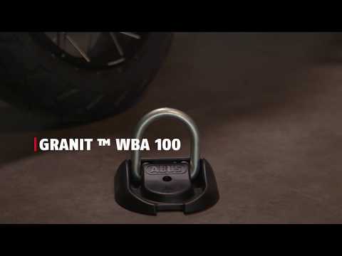 ABUS WBA100 Wand - Bodenankerschloss - Schwarz