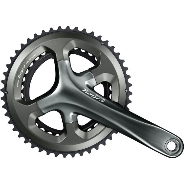 Shimano Kurbel 2 x 10 Geschwindigkeit Tiagra fc -4700 - 172,5 50-34t mit Hohlachse - Schwarz