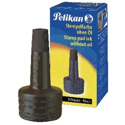 Stempelfarbe Pelikan 4k 28ml schwarz schnelltrocknend